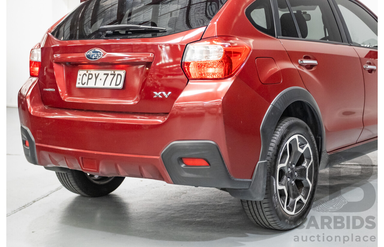 05/2013 Subaru XV 2.0i-S (AWD) MY13 4D Wagon Venetian Red 2.0L