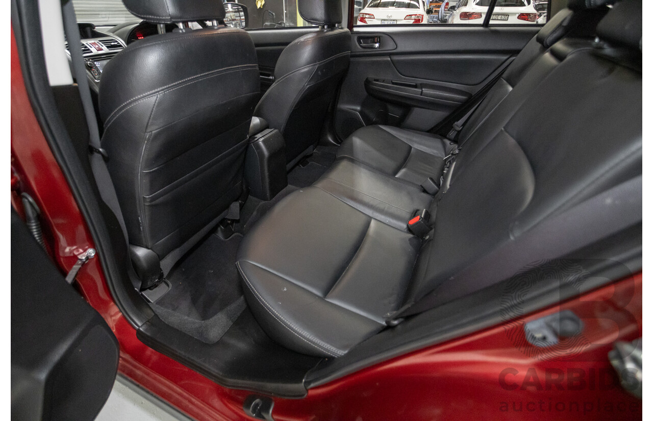 05/2013 Subaru XV 2.0i-S (AWD) MY13 4D Wagon Venetian Red 2.0L