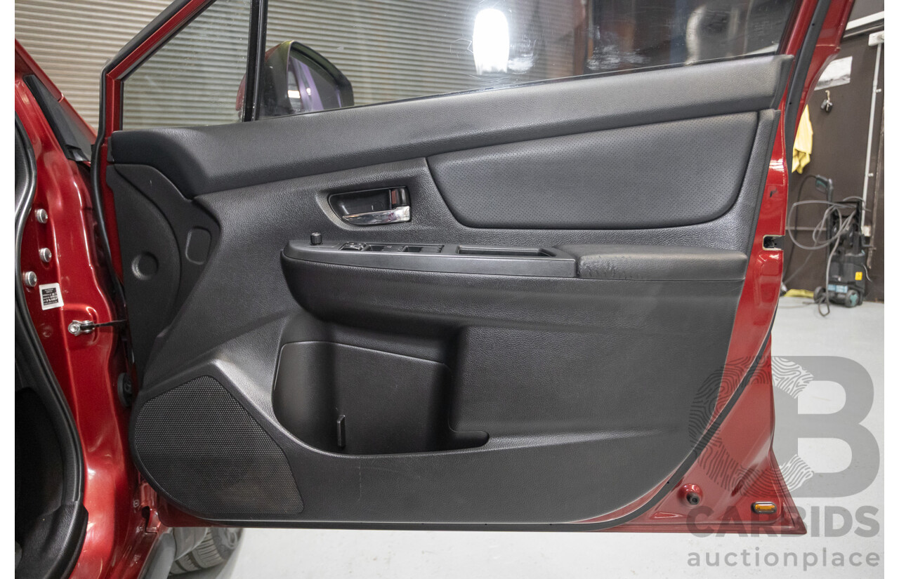 05/2013 Subaru XV 2.0i-S (AWD) MY13 4D Wagon Venetian Red 2.0L