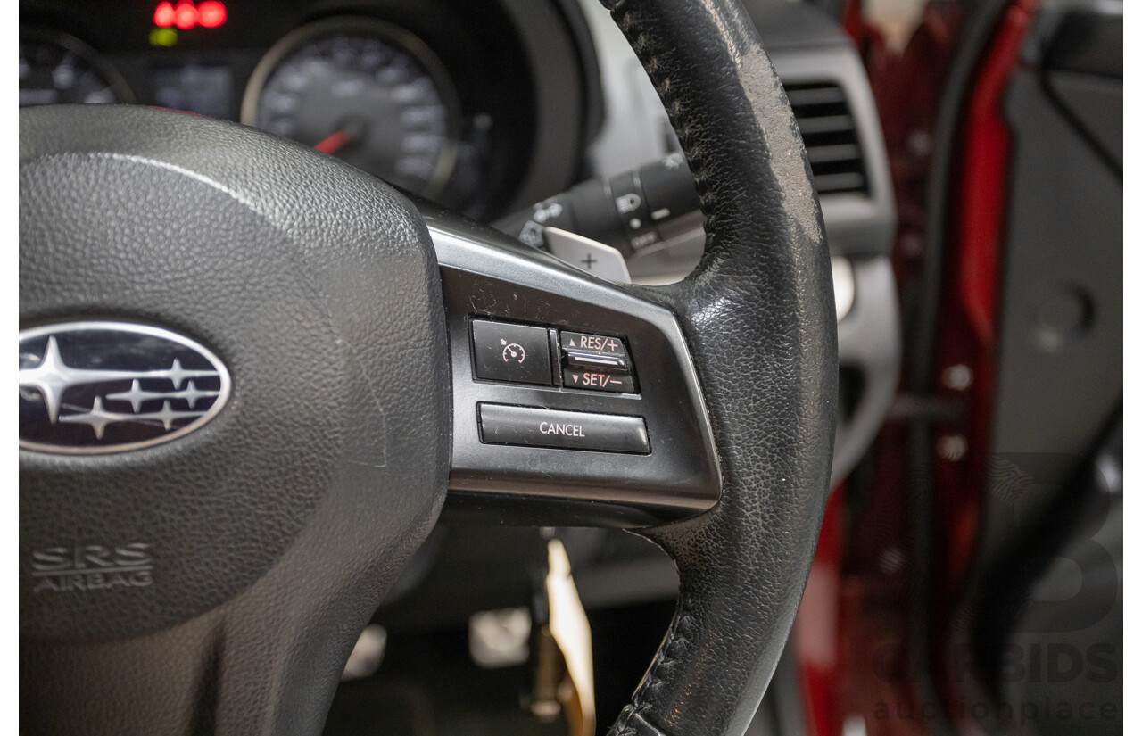 05/2013 Subaru XV 2.0i-S (AWD) MY13 4D Wagon Venetian Red 2.0L