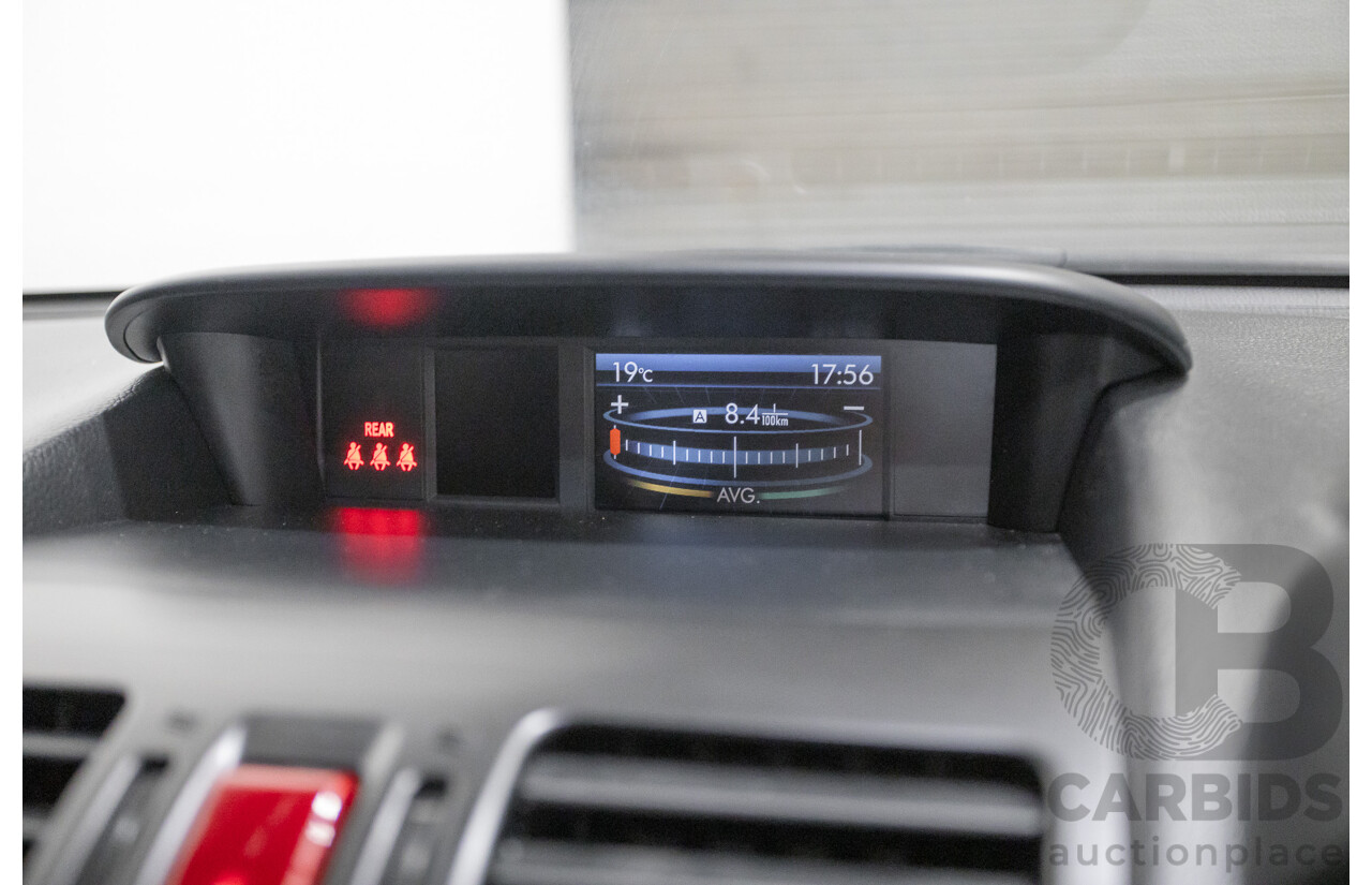 05/2013 Subaru XV 2.0i-S (AWD) MY13 4D Wagon Venetian Red 2.0L