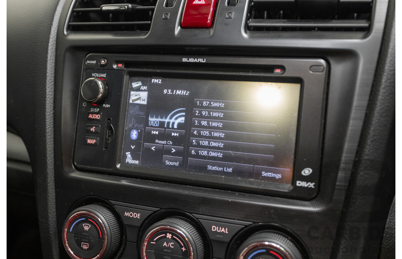 05/2013 Subaru XV 2.0i-S (AWD) MY13 4D Wagon Venetian Red 2.0L