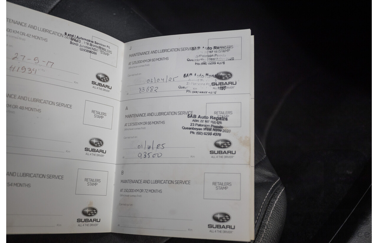 05/2013 Subaru XV 2.0i-S (AWD) MY13 4D Wagon Venetian Red 2.0L