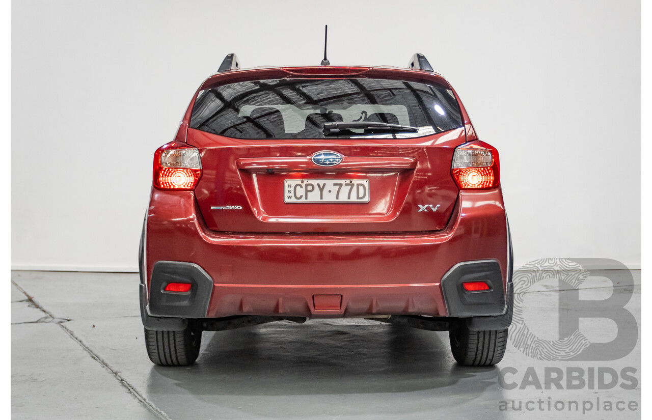 05/2013 Subaru XV 2.0i-S (AWD) MY13 4D Wagon Venetian Red 2.0L
