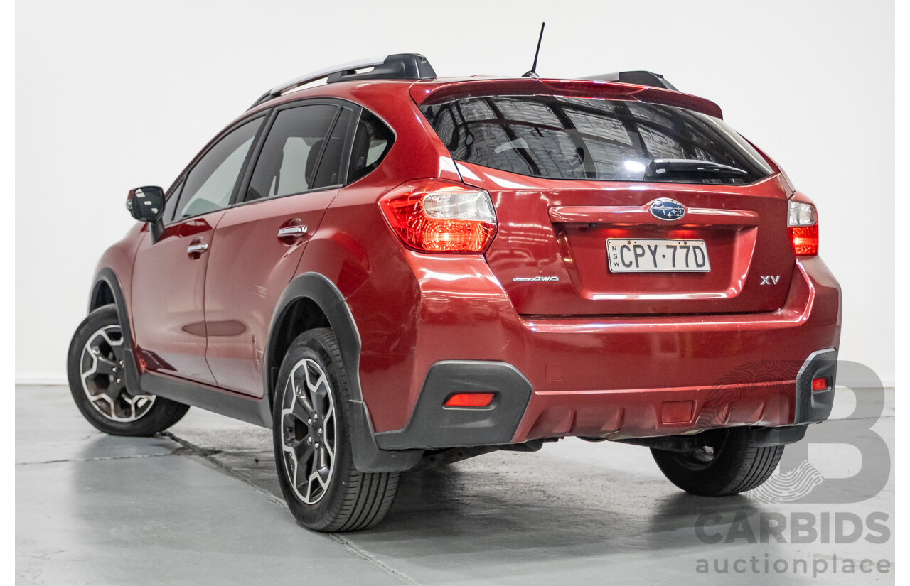 05/2013 Subaru XV 2.0i-S (AWD) MY13 4D Wagon Venetian Red 2.0L