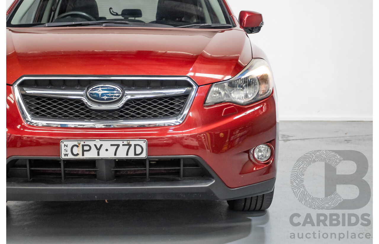 05/2013 Subaru XV 2.0i-S (AWD) MY13 4D Wagon Venetian Red 2.0L