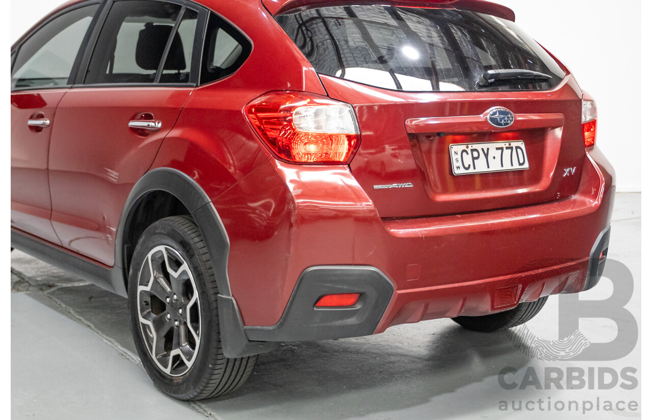 05/2013 Subaru XV 2.0i-S (AWD) MY13 4D Wagon Venetian Red 2.0L