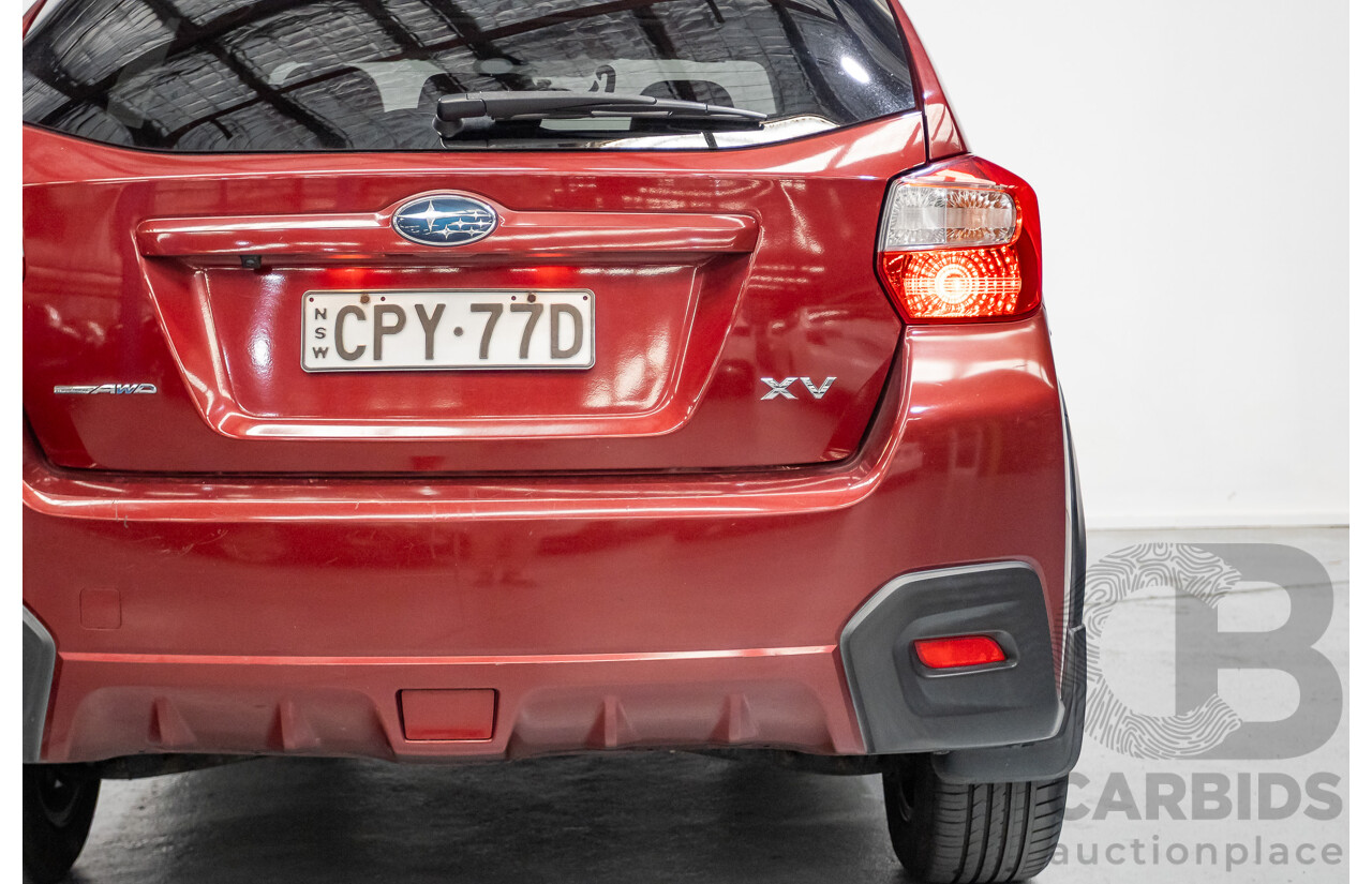 05/2013 Subaru XV 2.0i-S (AWD) MY13 4D Wagon Venetian Red 2.0L