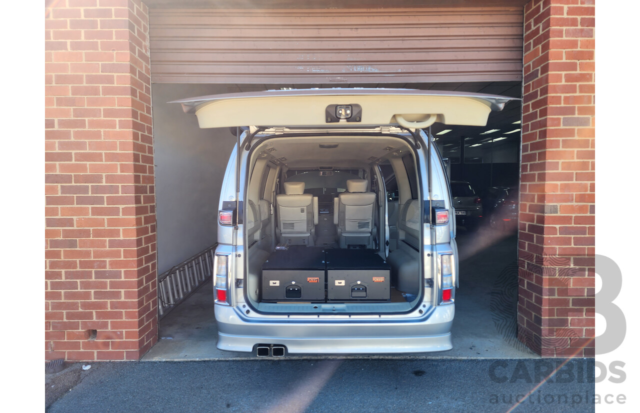 06/2003 Imported Nissan Elgrand Auto 4WD Camper Van Silver 3.5L