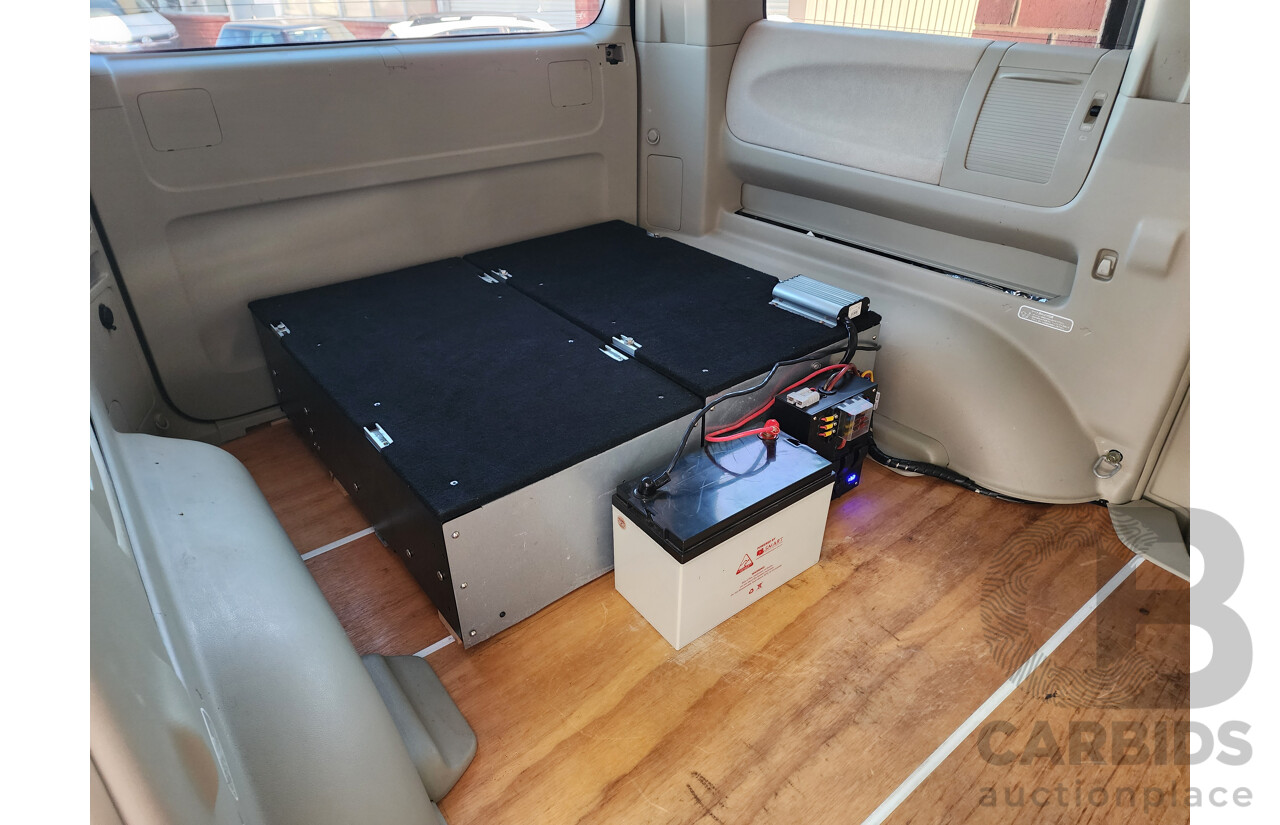 06/2003 Imported Nissan Elgrand Auto 4WD Camper Van Silver 3.5L