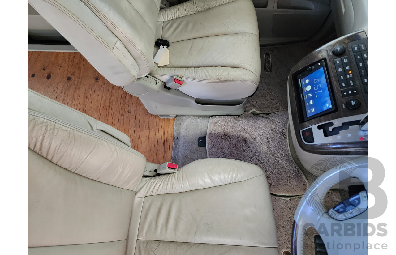 06/2003 Imported Nissan Elgrand Auto 4WD Camper Van Silver 3.5L