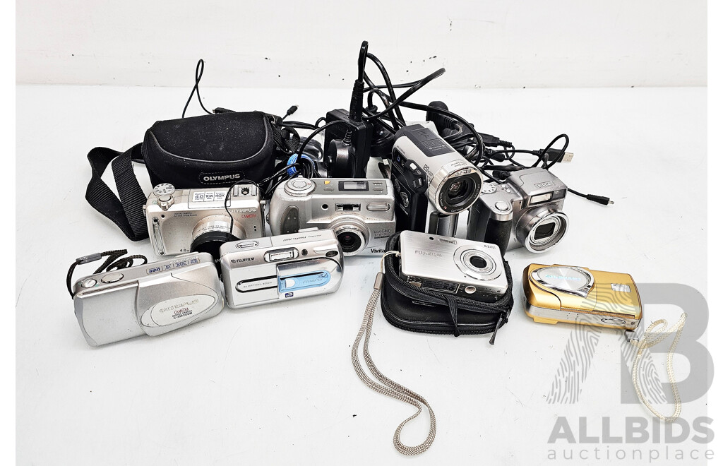 Assorted Lot of Cameras