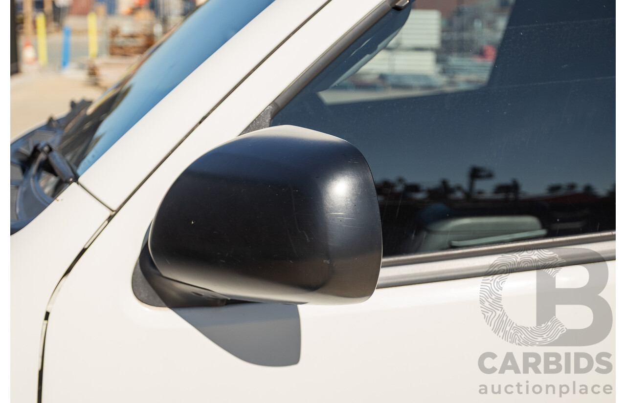 6/2010 Toyota Hiace Commuter KDH223R MY07 Upgrade Bus French Vanilla White Turbo Diesel 3.0L