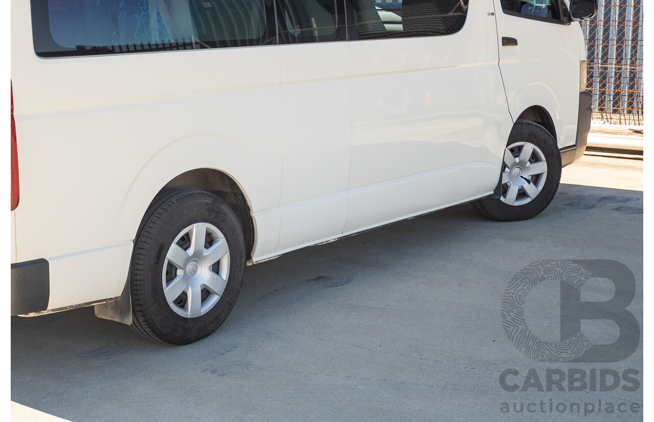 6/2010 Toyota Hiace Commuter KDH223R MY07 Upgrade Bus French Vanilla White Turbo Diesel 3.0L
