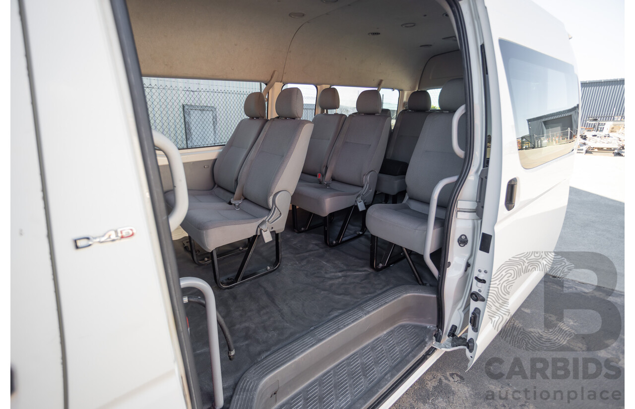 6/2010 Toyota Hiace Commuter KDH223R MY07 Upgrade Bus French Vanilla White Turbo Diesel 3.0L