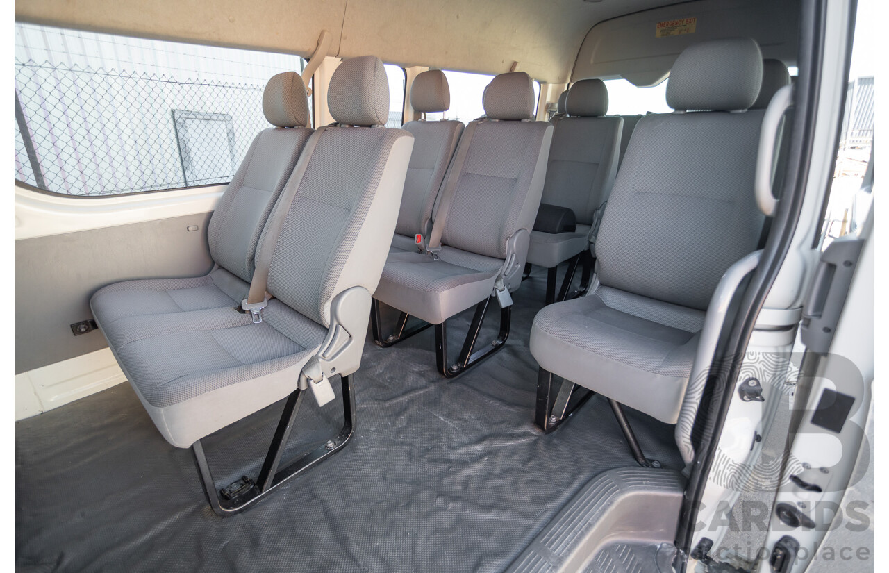 6/2010 Toyota Hiace Commuter KDH223R MY07 Upgrade Bus French Vanilla White Turbo Diesel 3.0L