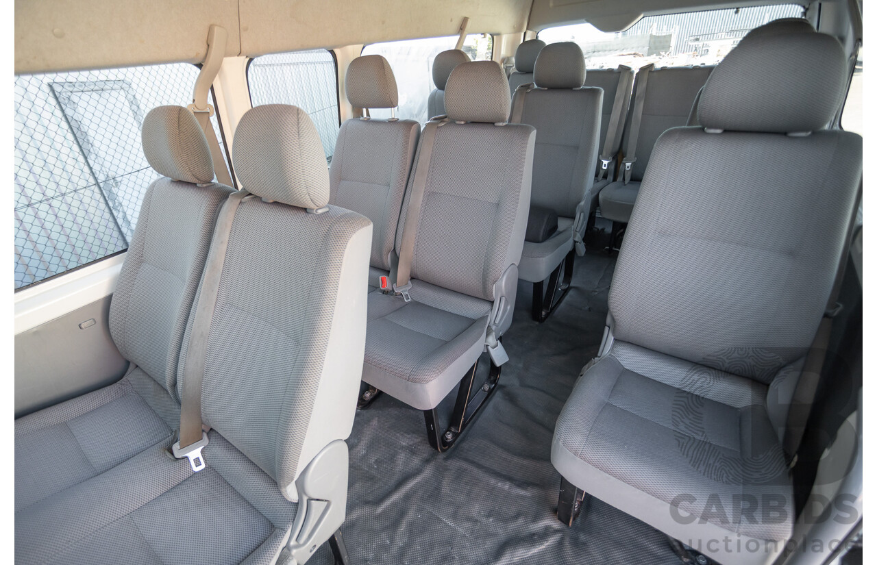 6/2010 Toyota Hiace Commuter KDH223R MY07 Upgrade Bus French Vanilla White Turbo Diesel 3.0L