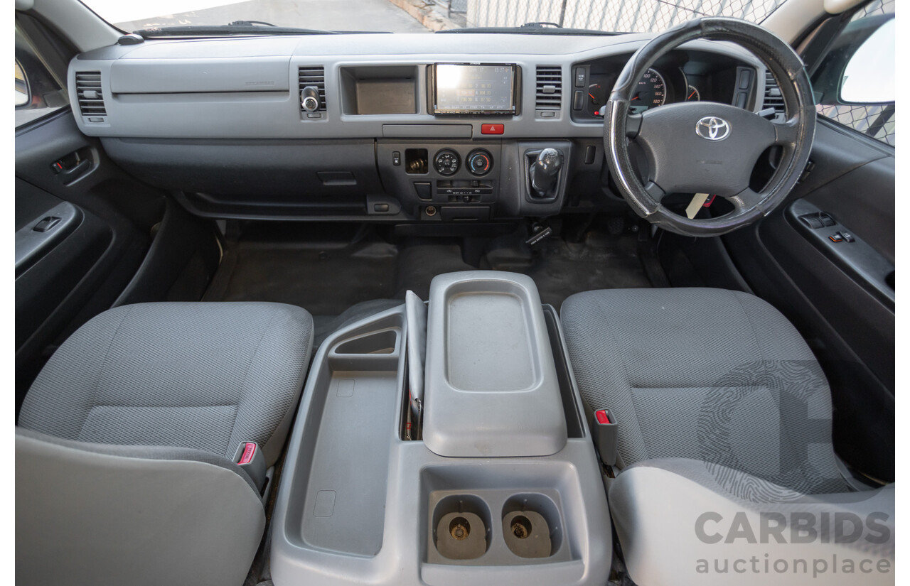 6/2010 Toyota Hiace Commuter KDH223R MY07 Upgrade Bus French Vanilla White Turbo Diesel 3.0L