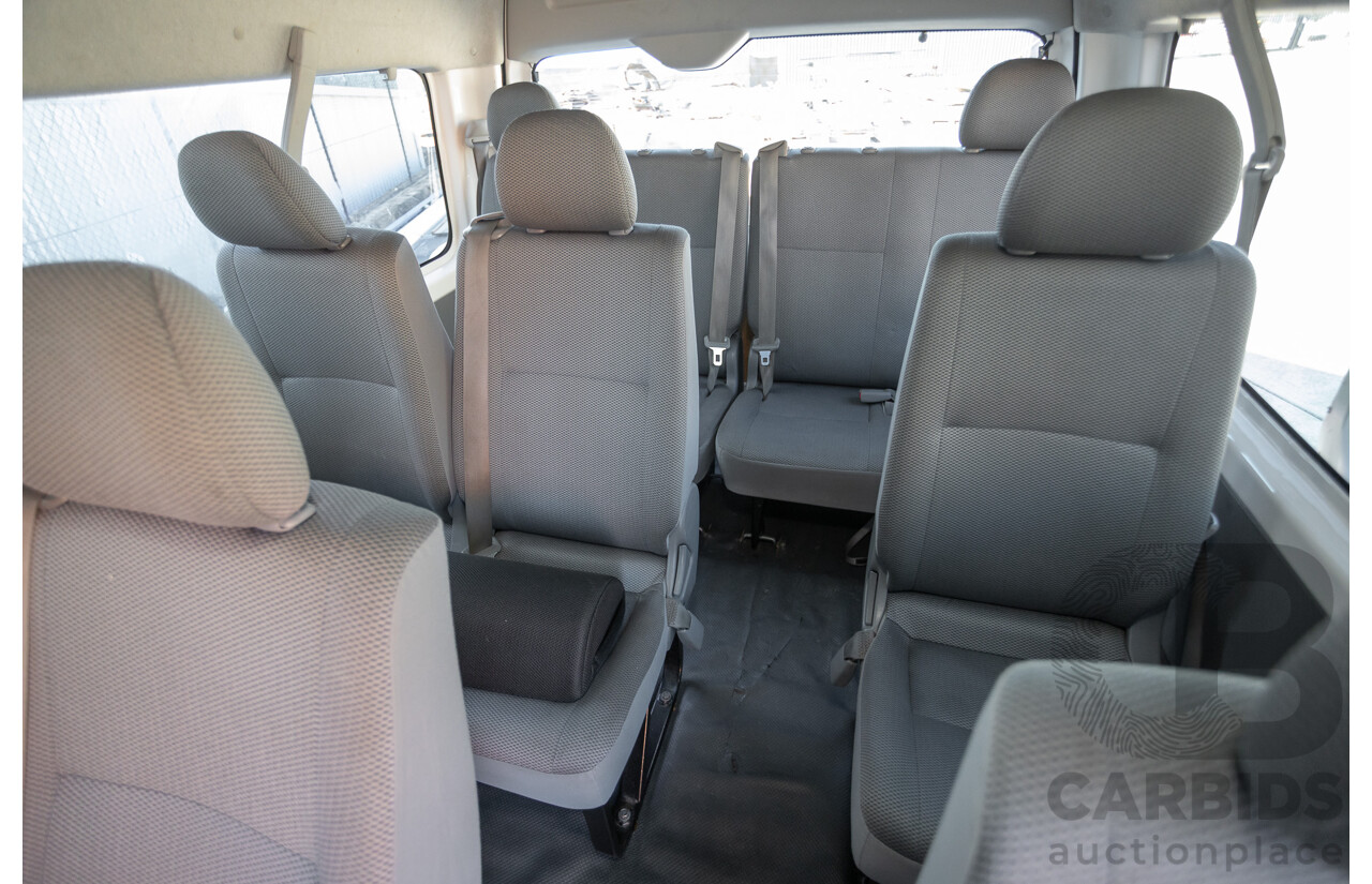 6/2010 Toyota Hiace Commuter KDH223R MY07 Upgrade Bus French Vanilla White Turbo Diesel 3.0L