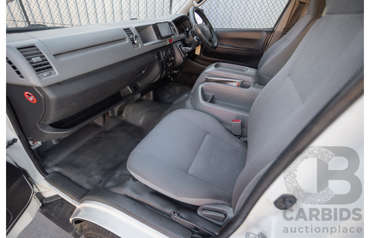 6/2010 Toyota Hiace Commuter KDH223R MY07 Upgrade Bus French Vanilla White Turbo Diesel 3.0L