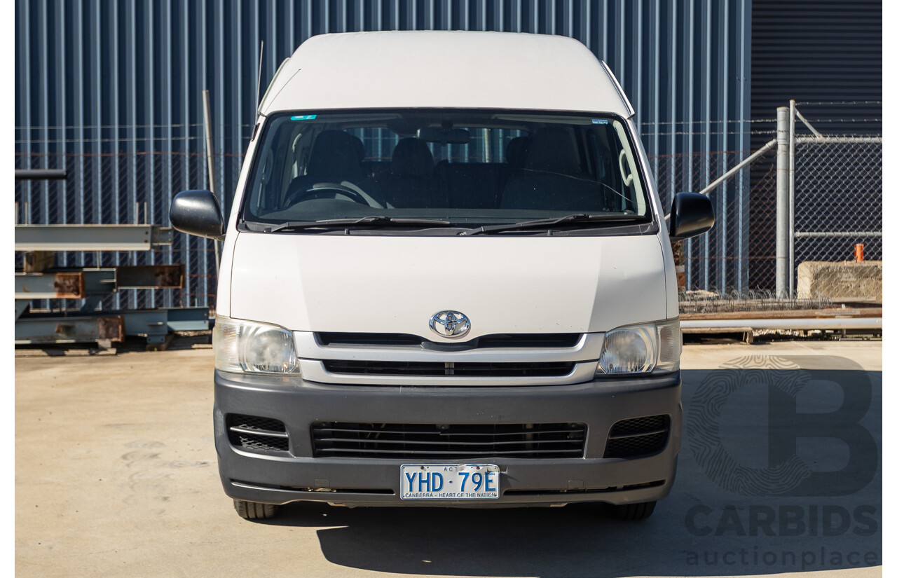 6/2010 Toyota Hiace Commuter KDH223R MY07 Upgrade Bus French Vanilla White Turbo Diesel 3.0L