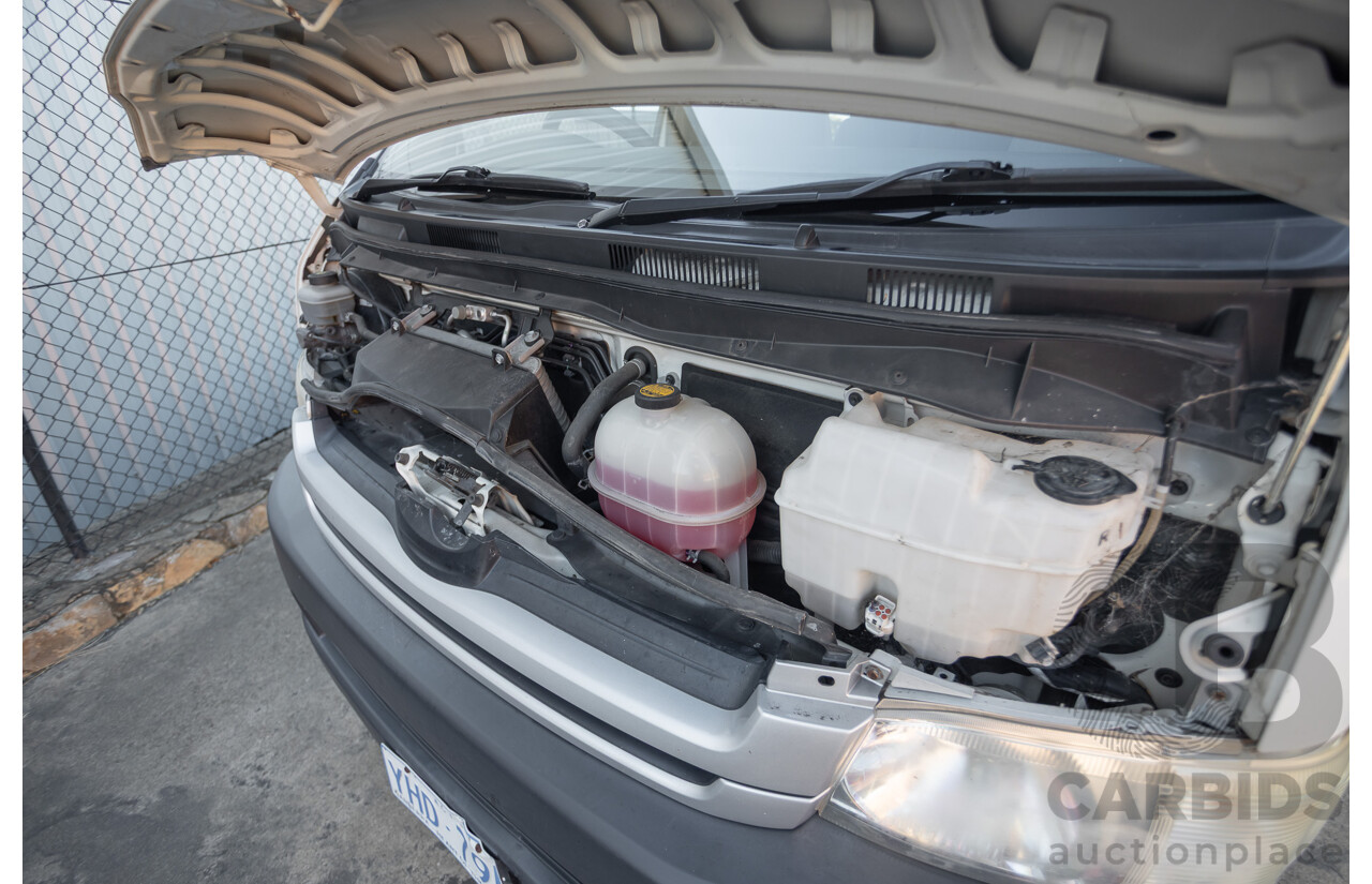 6/2010 Toyota Hiace Commuter KDH223R MY07 Upgrade Bus French Vanilla White Turbo Diesel 3.0L