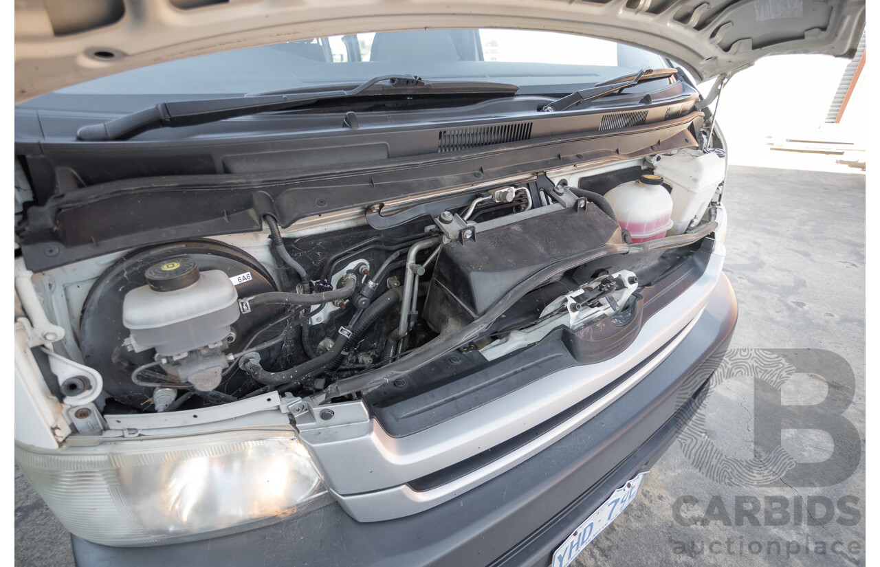 6/2010 Toyota Hiace Commuter KDH223R MY07 Upgrade Bus French Vanilla White Turbo Diesel 3.0L