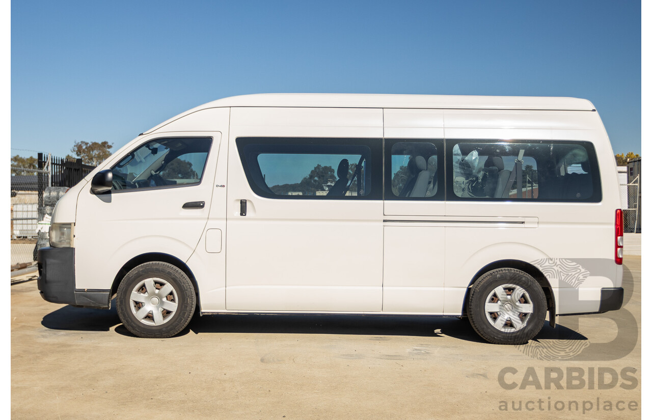 6/2010 Toyota Hiace Commuter KDH223R MY07 Upgrade Bus French Vanilla White Turbo Diesel 3.0L