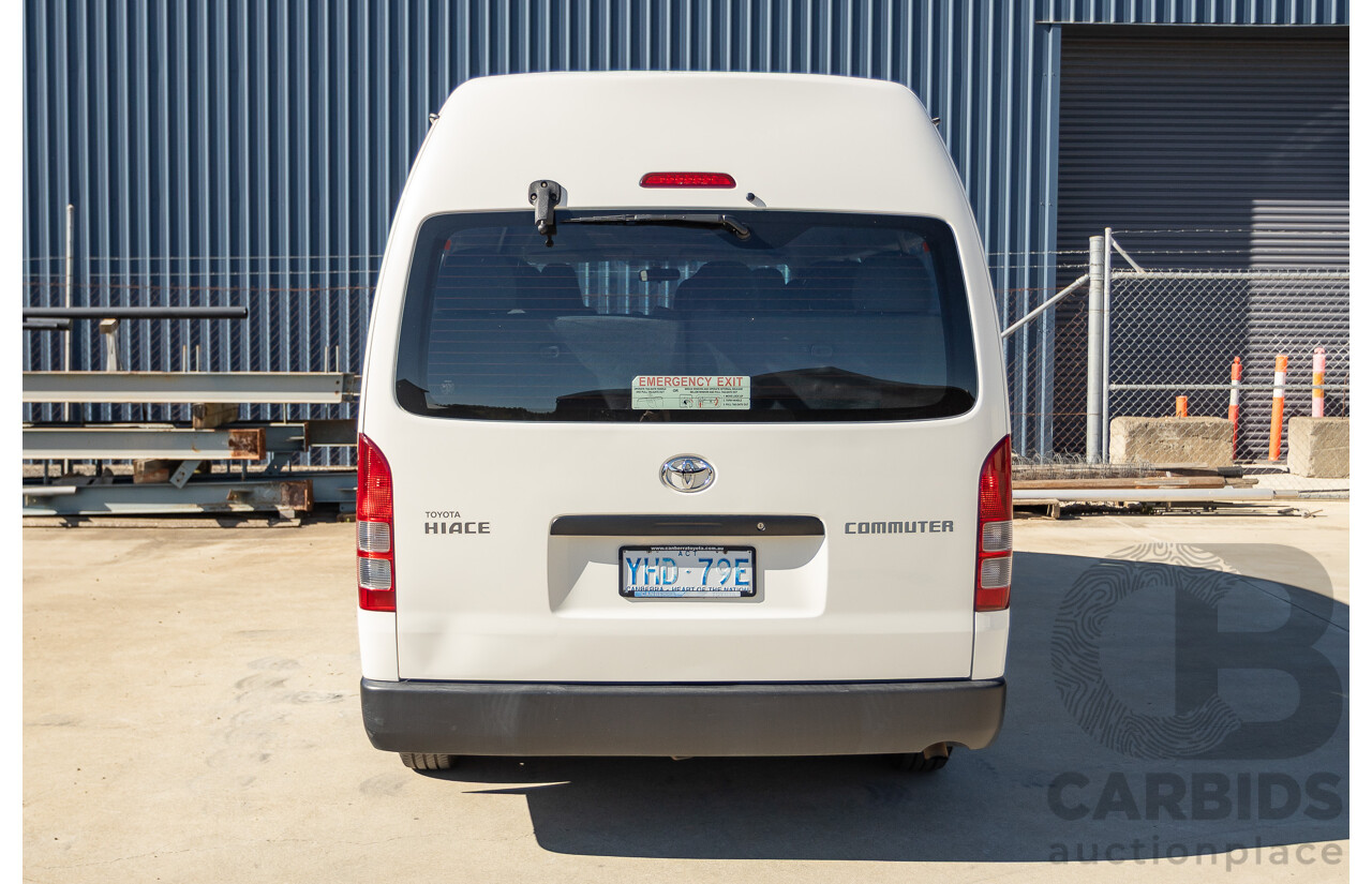6/2010 Toyota Hiace Commuter KDH223R MY07 Upgrade Bus French Vanilla White Turbo Diesel 3.0L