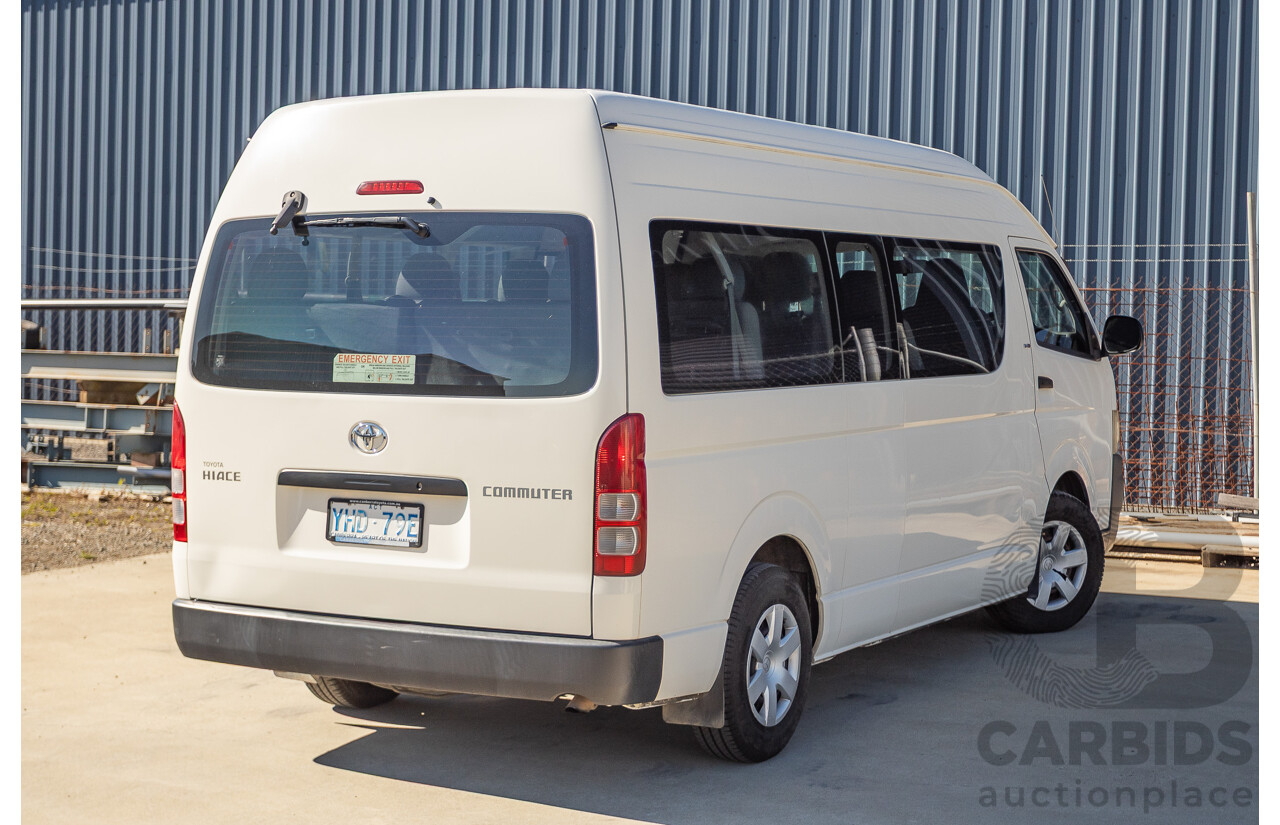 6/2010 Toyota Hiace Commuter KDH223R MY07 Upgrade Bus French Vanilla White Turbo Diesel 3.0L