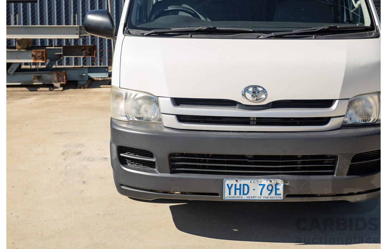 6/2010 Toyota Hiace Commuter KDH223R MY07 Upgrade Bus French Vanilla White Turbo Diesel 3.0L