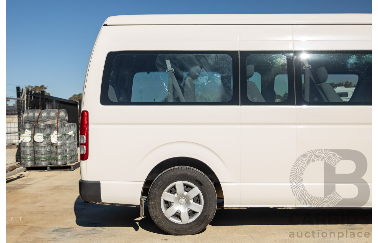 6/2010 Toyota Hiace Commuter KDH223R MY07 Upgrade Bus French Vanilla White Turbo Diesel 3.0L