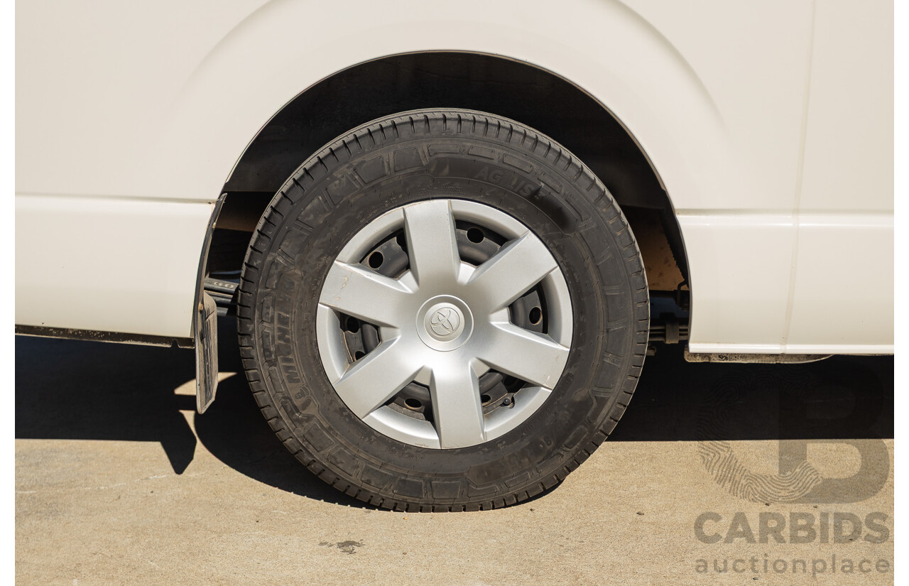 6/2010 Toyota Hiace Commuter KDH223R MY07 Upgrade Bus French Vanilla White Turbo Diesel 3.0L