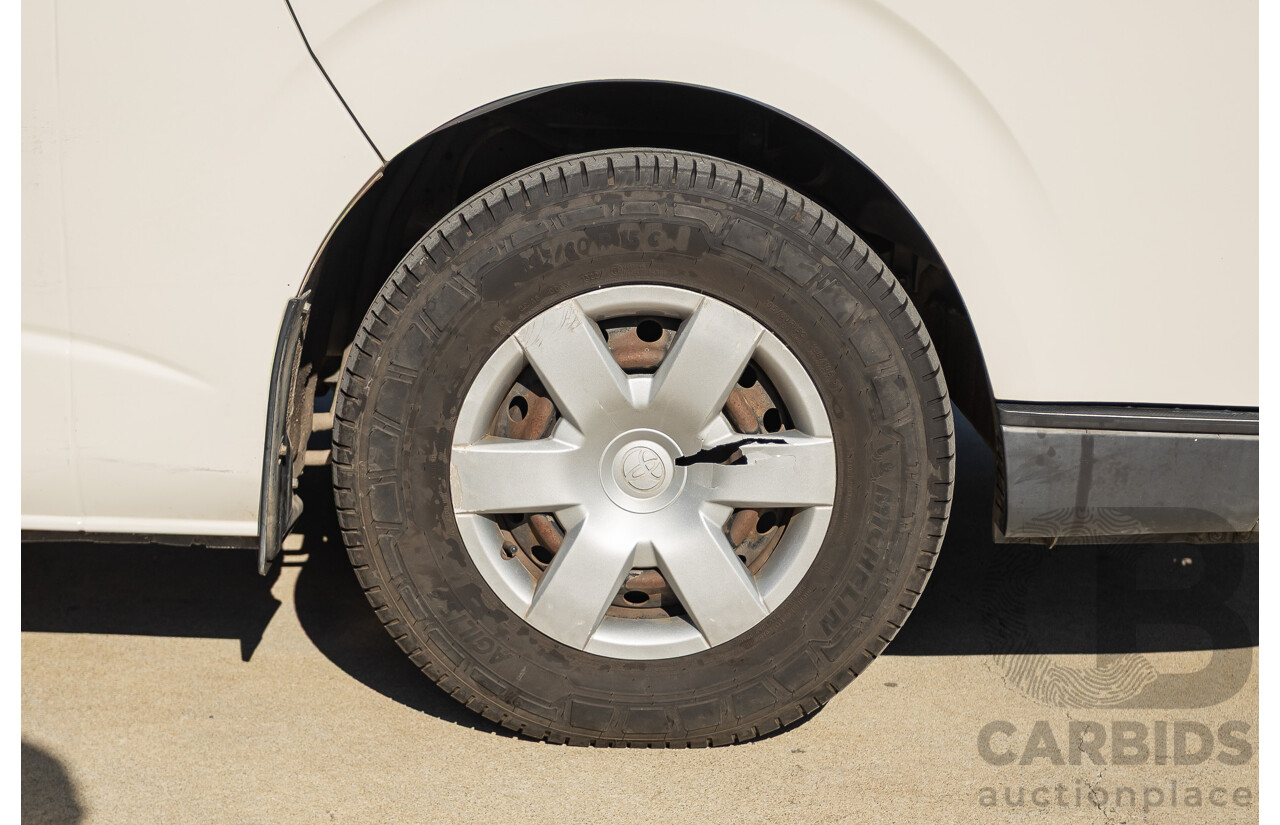 6/2010 Toyota Hiace Commuter KDH223R MY07 Upgrade Bus French Vanilla White Turbo Diesel 3.0L