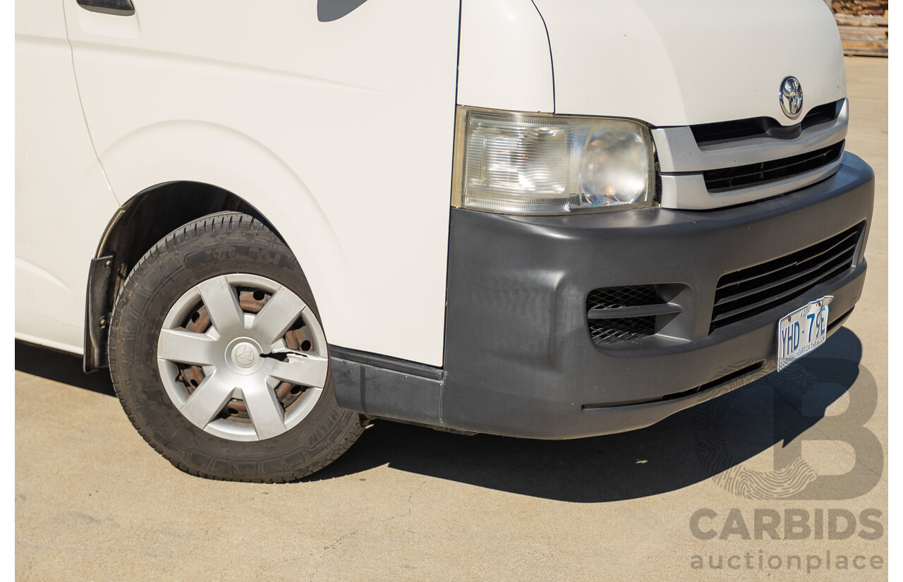 6/2010 Toyota Hiace Commuter KDH223R MY07 Upgrade Bus French Vanilla White Turbo Diesel 3.0L