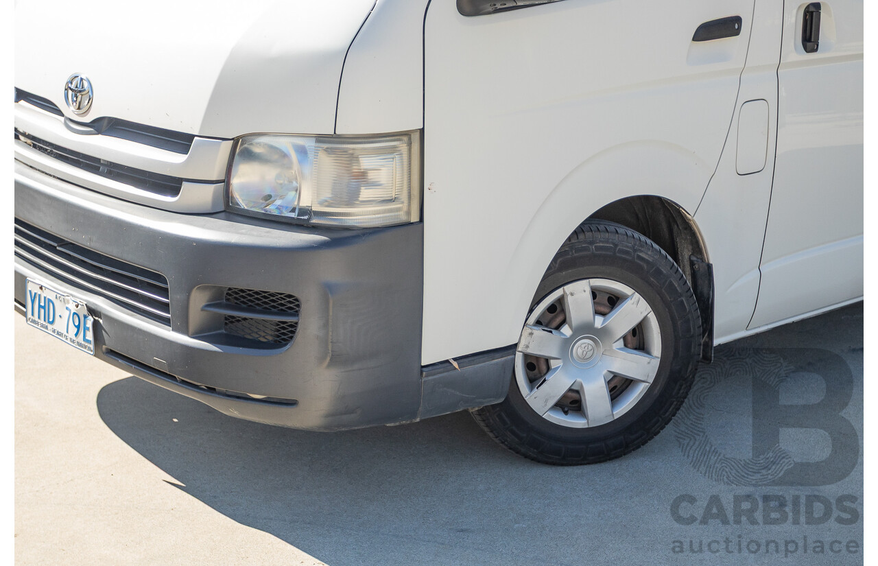 6/2010 Toyota Hiace Commuter KDH223R MY07 Upgrade Bus French Vanilla White Turbo Diesel 3.0L