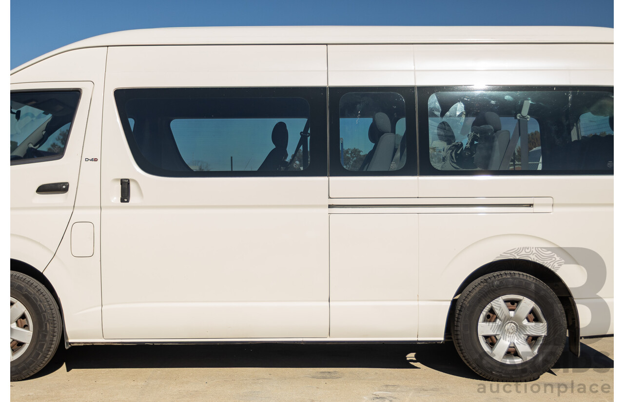 6/2010 Toyota Hiace Commuter KDH223R MY07 Upgrade Bus French Vanilla White Turbo Diesel 3.0L