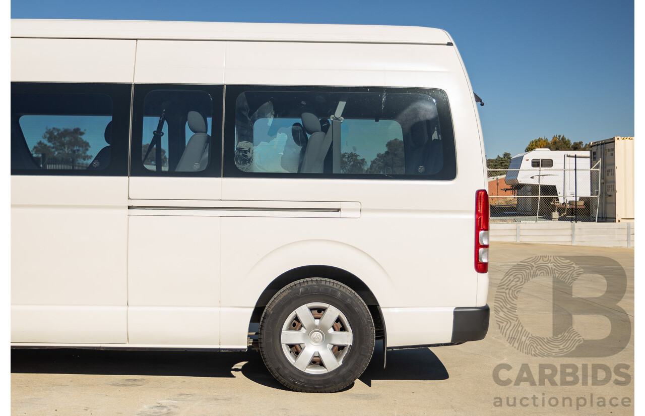 6/2010 Toyota Hiace Commuter KDH223R MY07 Upgrade Bus French Vanilla White Turbo Diesel 3.0L