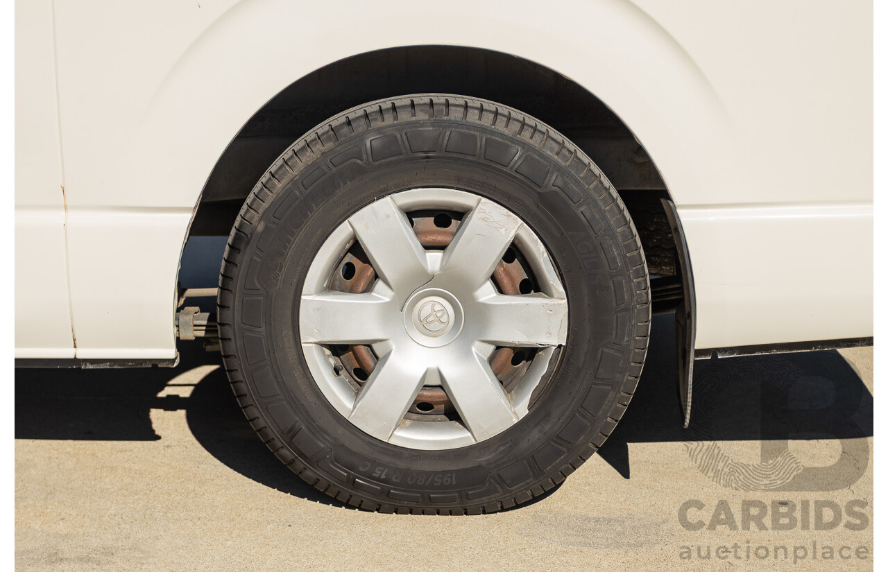 6/2010 Toyota Hiace Commuter KDH223R MY07 Upgrade Bus French Vanilla White Turbo Diesel 3.0L