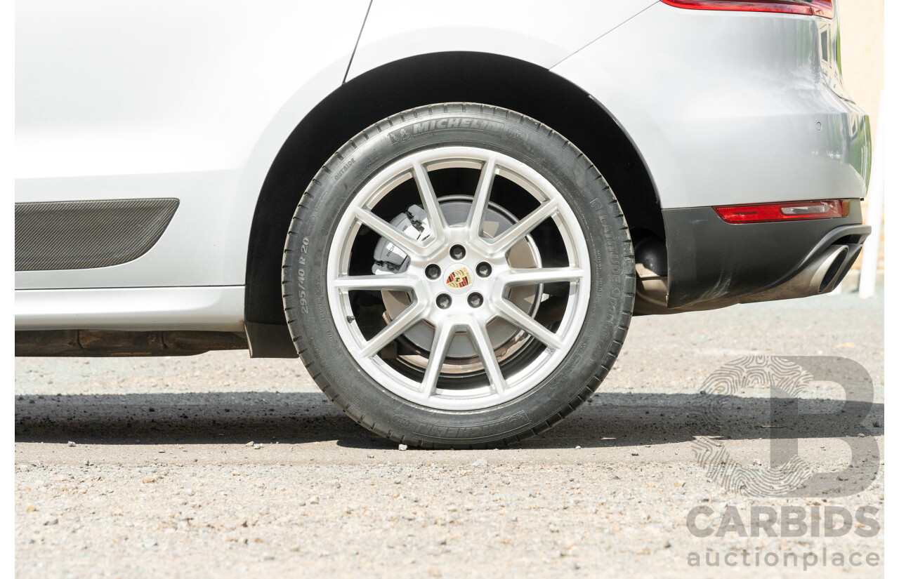 6/2014 Porsche Macan S Diesel (AWD) 4d Wagon Rhodium Silver Metallic Turbo Diesel V6 3.0L