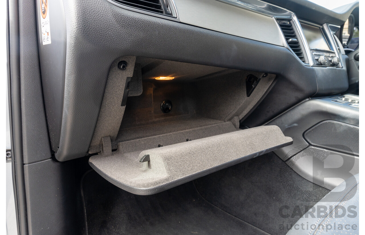 6/2014 Porsche Macan S Diesel (AWD) 4d Wagon Rhodium Silver Metallic Turbo Diesel V6 3.0L