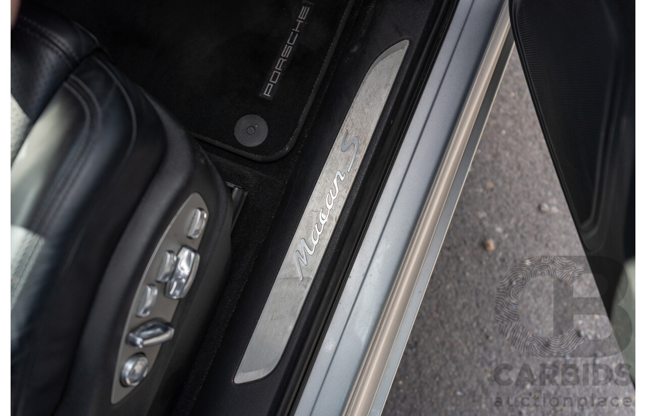 6/2014 Porsche Macan S Diesel (AWD) 4d Wagon Rhodium Silver Metallic Turbo Diesel V6 3.0L