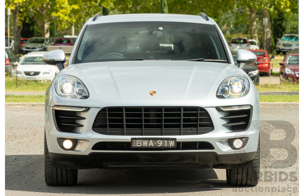 6/2014 Porsche Macan S Diesel (AWD) 4d Wagon Rhodium Silver Metallic Turbo Diesel V6 3.0L