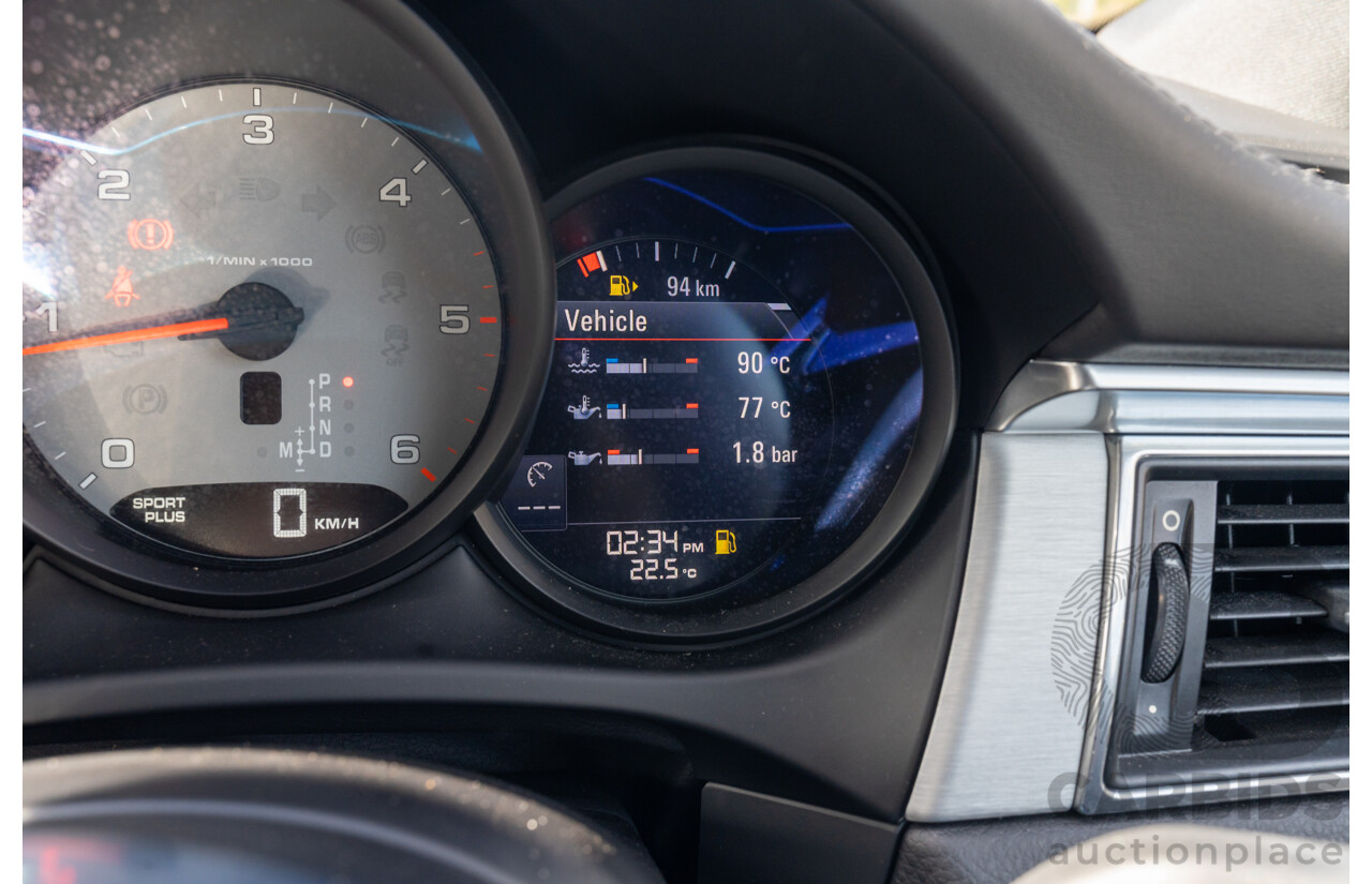 6/2014 Porsche Macan S Diesel (AWD) 4d Wagon Rhodium Silver Metallic Turbo Diesel V6 3.0L