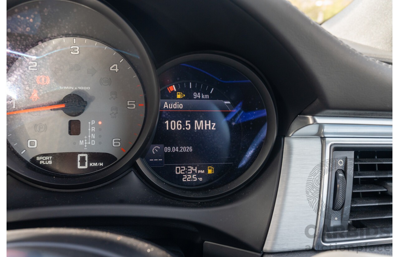 6/2014 Porsche Macan S Diesel (AWD) 4d Wagon Rhodium Silver Metallic Turbo Diesel V6 3.0L