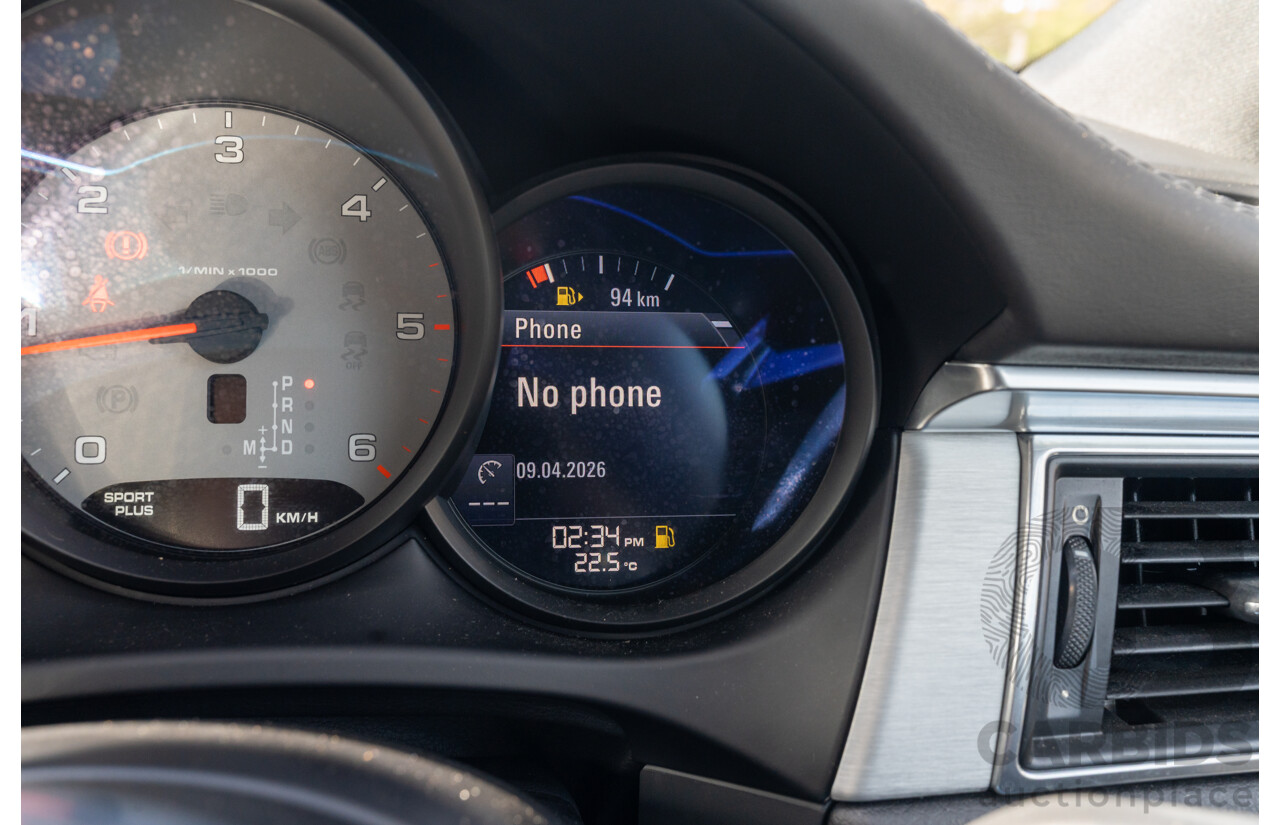 6/2014 Porsche Macan S Diesel (AWD) 4d Wagon Rhodium Silver Metallic Turbo Diesel V6 3.0L