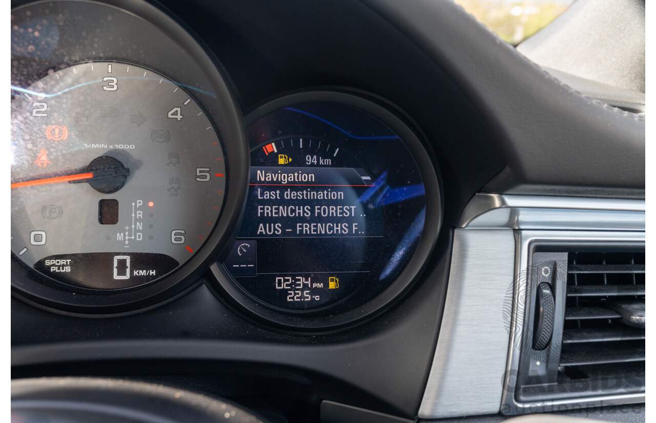 6/2014 Porsche Macan S Diesel (AWD) 4d Wagon Rhodium Silver Metallic Turbo Diesel V6 3.0L