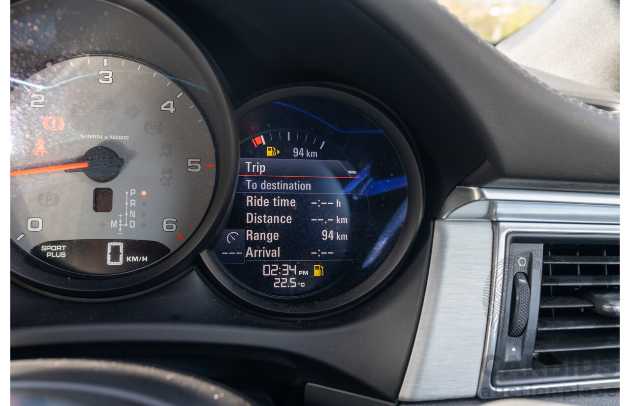 6/2014 Porsche Macan S Diesel (AWD) 4d Wagon Rhodium Silver Metallic Turbo Diesel V6 3.0L