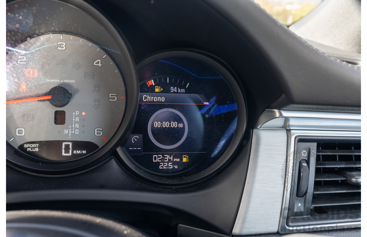 6/2014 Porsche Macan S Diesel (AWD) 4d Wagon Rhodium Silver Metallic Turbo Diesel V6 3.0L