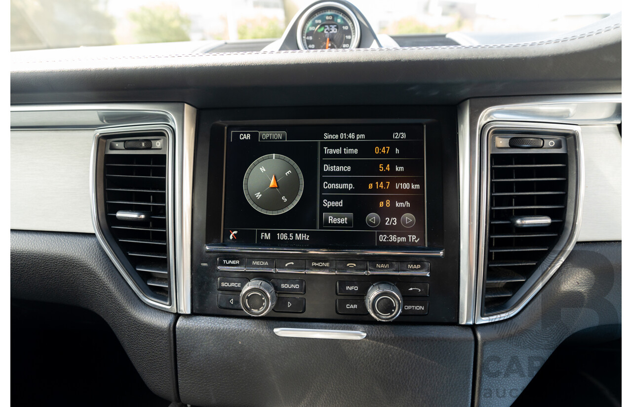 6/2014 Porsche Macan S Diesel (AWD) 4d Wagon Rhodium Silver Metallic Turbo Diesel V6 3.0L